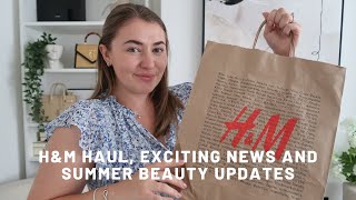 HampM HAUL EXCITING NEWS AND SUMMER BEAUTY UPDATES  PetiteElliee Vlogs [upl. by Odine]