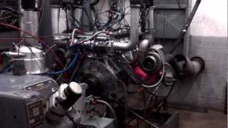 Gary Wells 1399 HP Boss 429 Ford Twin Turbo Pantera Engine Dyno Pull  Tuned By Shane T [upl. by Ahsiea]