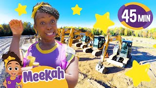 Meekahs Excavator Song  Meekah amp Blippi Educational and Music Videos for Kids [upl. by Eussoj]