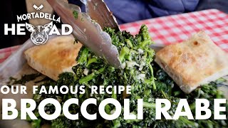 BROCCOLI RABE RECIPE  How to make broccoli rabe [upl. by Mairym]