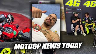 EVERYONE SHOCKED Morbidellis Condition After CRASH Yamaha Angry VR46 TEAM Rejoin Ducati for 2026 [upl. by Dorita775]