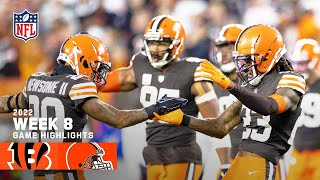 Cincinnati Bengals vs Cleveland Browns  2022 Week 8 Game Highlights [upl. by Yraillih]