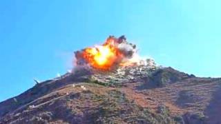 HUGE JDAM BOMB STRIKES TALIBAN POSITION [upl. by Drarehs]