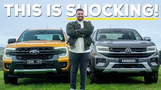 2023 Ford Ranger vs VW Amarok Ute Comparison Shocking Results [upl. by Farkas]