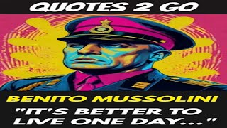 😀 BENITO MUSSOLINI LIFE QUOTES😄SHORTS MUSSOLINI MUSSOLINISPEECH [upl. by Tanah754]