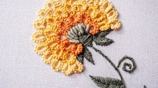 Hand Embroidery  Stitching Tutorial by Hand  HandiWorks 89 [upl. by Genni736]