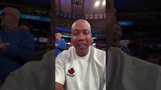 John Starks is lit the entire playoffs Dont GIVE EM NOTHING Game 5 at msg vs pacers [upl. by Worthy704]