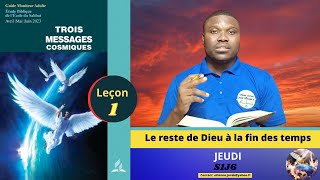 Leçon 1  Lè teste de Dieu dans la fin des temps JEUDILEÇON DE LÉCOLE DU SABBAT 2023 [upl. by Nevi679]