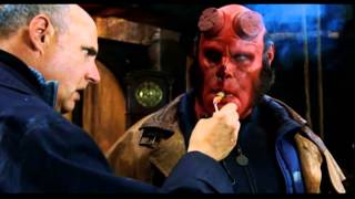 Hellboy Learns to Light a Cigar [upl. by Aneelas285]