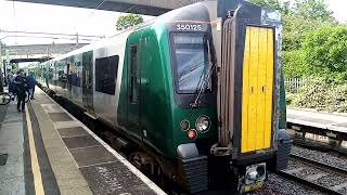 class 350 125 arriving at Winsford station [upl. by Ennairda414]