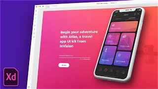 Create 3D Mockups using Adobe XD Plugin and Rotato  Adobe XD Tutorial [upl. by Alikahs]