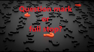 Grammar for kids question marks or full stops [upl. by Dodd599]