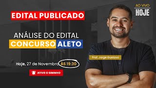 URGENTE 🚨 SAIU EDITAL da Assembleia Legislativa do Tocantins  Análise completa do edital ALETO [upl. by Poole]