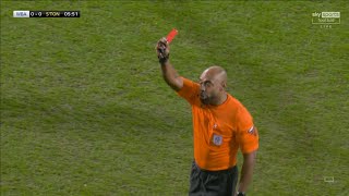 Carlos Corberan red carded vs Southampton by referee Sam Allison championship westbrom [upl. by Miarhpe]