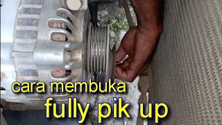 tutorial membuka fully utama mobil t 120 ss  cara membuka fully fan belt mobil ss pik up [upl. by Tatiania]