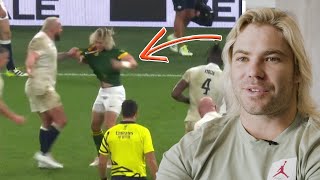 When South Africas scrum came back against England  That Game When with Faf de Klerk [upl. by Asirret]