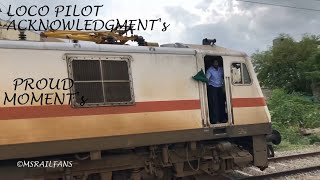 LOCO PILOT ACKNOWLEDGEMENTs PROUD MOMENTs  INDIAN RAILWAYS [upl. by Irelav700]