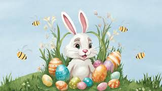 Easter Bunny Screensaver  Easter Screensaver  Easter Bunny Wallpaper  HD  1HR [upl. by Hetti325]