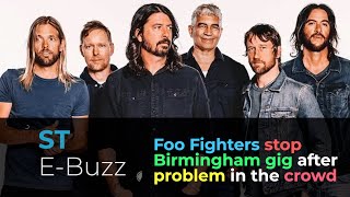 Foo Fighters stop Birmingham gig after problem in the crowd [upl. by Kelson]