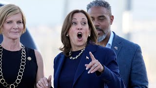 Kamala Harris’s bizarre gaffe during Hurricane Milton emergency briefing [upl. by Notsuh]