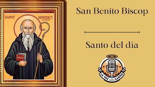 San Benito Biscop  Santo del día 12 de Enero [upl. by Ayle817]