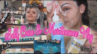 Self Care  Maintenance Vlog Hair Skincare A Good Wax New Tattoo amp MORE [upl. by Krefetz]