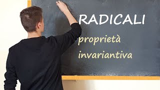 Radicali  PROPRIETA INVARIANTIVA  1 [upl. by Sairacaz]