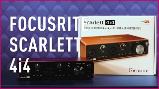 Focusrite Scarlett 4i4 3rd Gen interface audio IMPRESSION I Bax Music FR [upl. by Rimidalg577]