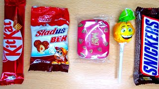 ASMR MUKBANG 🍭 🍬 Desserts Cutting Rainbow Lollipop Cutting Rainbow satisfying asmr sweets [upl. by Kir78]