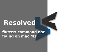 flutter command not found on mac M1 for zsh in HindiUrdu [upl. by Koziel761]