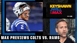 Max Kellerman would be surprised if the Colts beat the Rams in Week 2  KJM [upl. by Langan363]