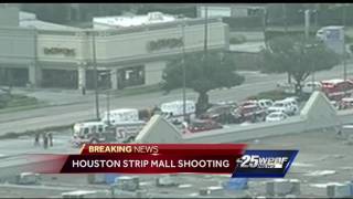 Several injured in Houston strip mall shooting [upl. by Riddle]