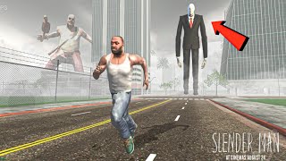 Franklin fight Slender man in Indian bike driving 3d game [upl. by Kubiak]