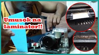 How to repair your Laminating Machine  Nasunog at naipit ang laminating Film [upl. by Melanie316]