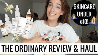 HUGE THE ORDINARY SKINCARE HAUL amp REVIEW  RETINOIDS SERUMS ACIDS PRIMERS  CIARA O DOHERTY [upl. by Etnauq]