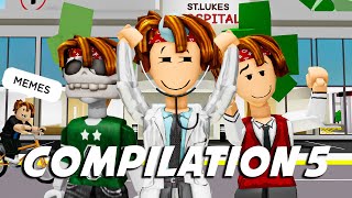 A NORMAL LIFE IN BROOKHAVEN  ROBLOX Brookhaven 🏡RP  FUNNY MOMENTS COMPILATION 5 [upl. by Tcideneb]