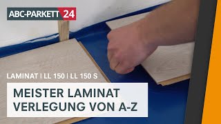 Meister Laminat LL 150  LL 150 S selber verlegen [upl. by Pizor]