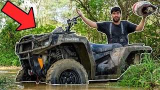 The Bass Pro Shops FOURWHEELER GOES MUDDING [upl. by Dnalyram394]