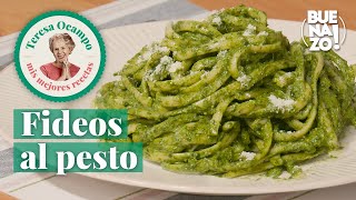 Cómo preparar fideos al pesto  Teresa Ocampo Recetas  Buenazo [upl. by Elias991]