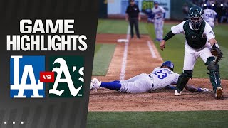 Dodgers vs As Game Highlights 8324  MLB Highlights [upl. by Ashti107]