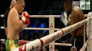 Catalin Morosanu vs Utley Meriana SuperKombat in Montenegro Piramida SEMIFINALA 25022012 [upl. by Rhu]