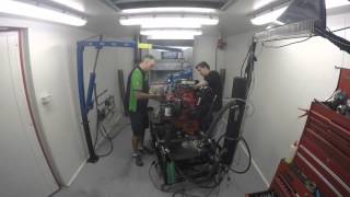 Engine dyno of Volvo Penta Boat engine fitted with an Autronic Sm4 [upl. by Norling]