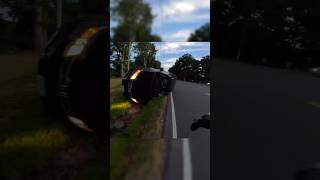 Rider Helps Girl and Her Daughter Get Out Of Flipped Car  squ1ddy on IG motorcycleb fyp crash [upl. by Reiko]