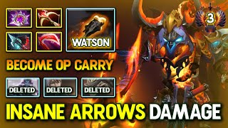 INSANE ARROWS DAMAGE CARRY By WatsonGOD Clinkz Desolator  Daedalus Build 737c DotA 2 [upl. by Tracy]