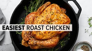 ROAST CHICKEN  a super easy whole roast chicken recipe the easiest [upl. by Ambur]