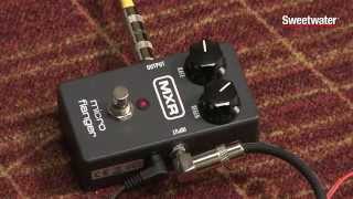 MXR M152 Micro Flanger Pedal Review by Sweetwater [upl. by Euqram]