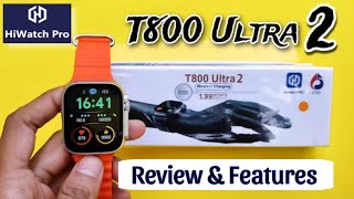 মাত্র ৮০০ টাকায় Smart Watch  T800 Ultra 2 Smart Watch  Unboxing amp Review [upl. by Aleunamme800]