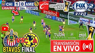 🔴 Chivas Vs America En Vivo ⚽Concachampions 2024  Fox Sports  Chivas Vs Ameri Octavos de final [upl. by Bunch96]