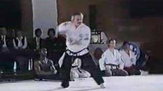 Nunchaku Kata Bob McCormack 1986 London [upl. by Leahcimluap]