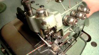 Rimoldi B2777 Industrial Serger 3Thread Top View [upl. by Murphy]